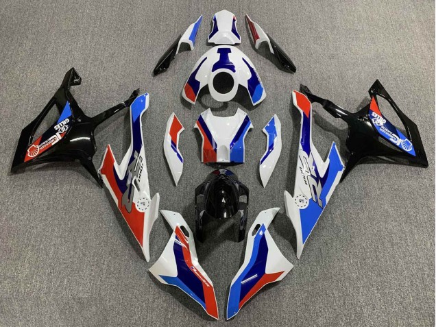 Carenado Moto BMW S1000RR 2019-2022 - Blanco Azul Rojo Asequibles