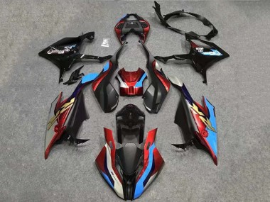 Kits Carenado Moto BMW S1000RR 2019-2022 - Blanco Azul Rojo Negro Asequibles