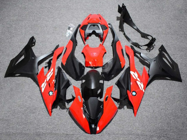 Carenado Moto BMW S1000RR 2019-2022 - Rojo Negro Asequibles
