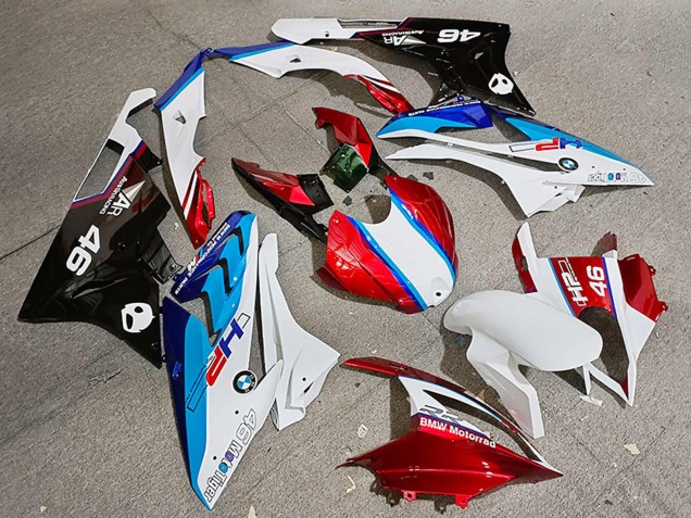 Carenados Moto BMW S1000RR 2019-2022 - Rojo Blanco Azul 46 Asequibles