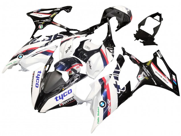 Carenados Moto BMW S1000RR 2019-2022 - Blanco Negro Rosa Oxford Asequibles