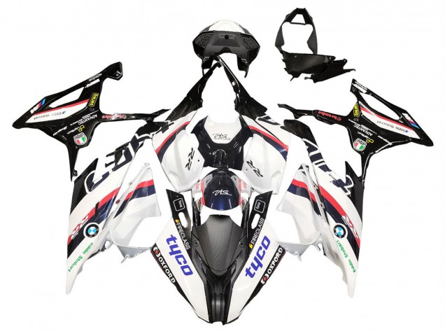 Carenados Moto BMW S1000RR 2019-2022 - Blanco Negro Rosa Oxford Asequibles