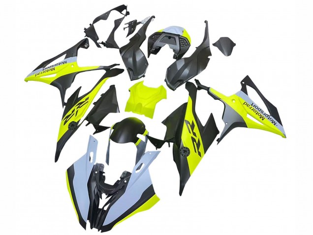 Carenados Moto BMW S1000RR 2019-2022 - Negro Amarillo Gris Asequibles
