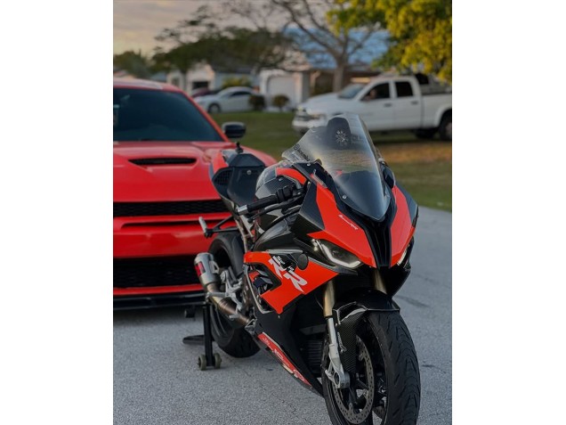 Carenados Moto BMW S1000RR 2019-2022 - Rojo Negro Asequibles