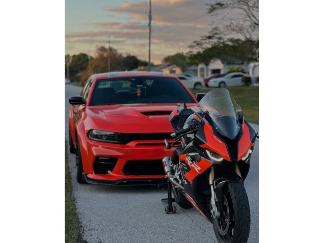 Carenados Moto BMW S1000RR 2019-2022 - Rojo Negro Asequibles
