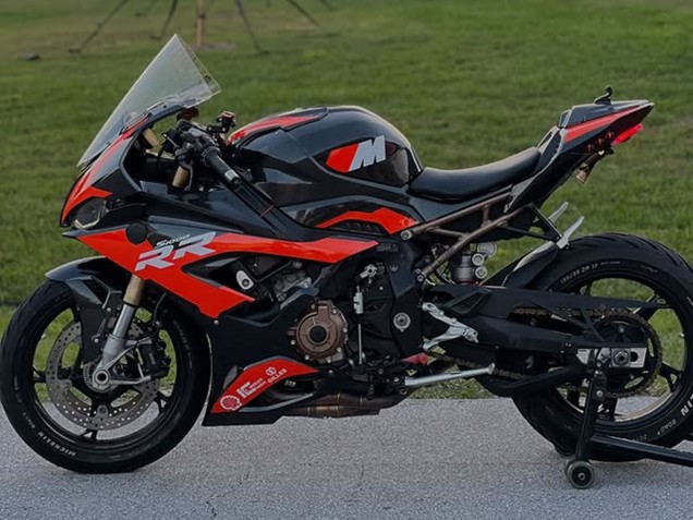Carenados Moto BMW S1000RR 2019-2022 - Rojo Negro Asequibles