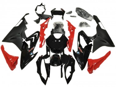 Carenados Moto ABS BMW S1000RR 2017-2018 - Rojo Negro Brillante Negro Mate Asequibles