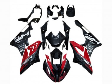 Carenado Moto BMW S1000RR 2017-2018 - Rojo Negro Brillante Asequibles