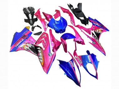Carenados Moto BMW S1000RR 2017-2018 - Rosa Azul Amarillo Tiburón Asequibles