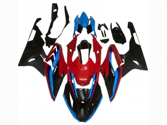 Carenados Moto BMW S1000RR 2017-2018 - Azul Rojo Negro Asequibles