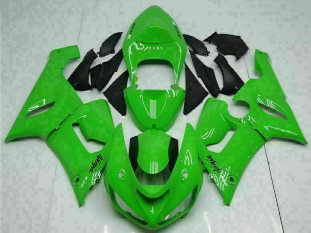 Carenado Moto Kawasaki ZX6R 2005-2006 - Verde Asequibles