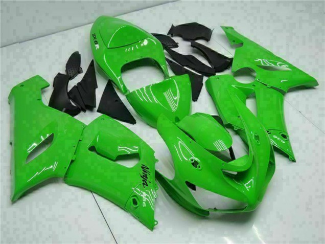 Carenado Moto Kawasaki ZX6R 2005-2006 - Verde Asequibles
