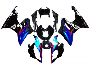 Carenados Moto BMW S1000RR 2015-2016 - Rojo Azul Negro Negro Brillante Asequibles