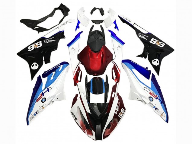 Kits Carenado Moto BMW S1000RR 2015-2016 - Blanco Rojo Azul Negro Asequibles