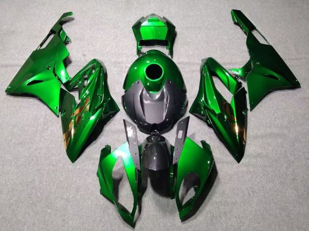 Carenados Moto BMW S1000RR 2015-2016 - Verde Negro FibraCarbono Asequibles