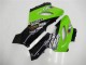 Carenados Moto Kawasaki ZX6R 2005-2006 - Verde Negro Brillante Elf Asequibles