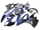 Carenados Moto BMW S1000RR 2015-2016 - Gradiente Púrpura Azul Falsificado FibraCarbono Asequibles