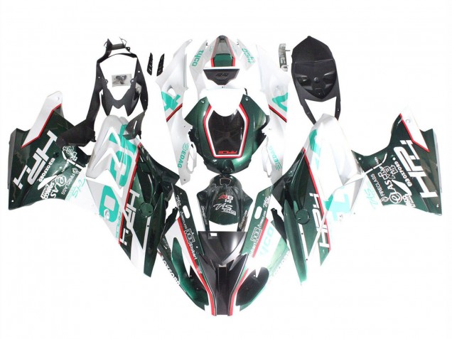 Carenados Moto BMW S1000RR 2015-2016 - Blanco Verde Negro Asequibles