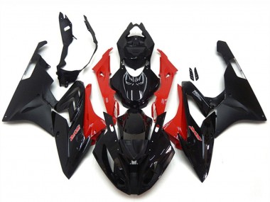 Carenado Moto BMW S1000RR 2015-2016 - Rojo Negro Brillante Negro Mate Asequibles