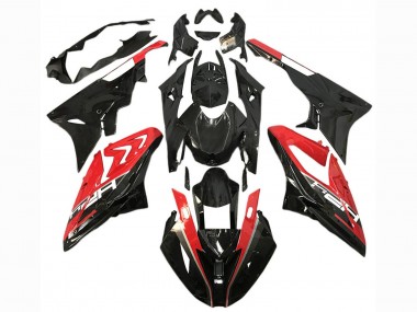 Carenados Moto BMW S1000RR 2015-2016 - Rojo Negro Brillante Asequibles