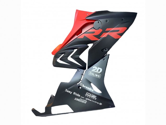Carenados Moto BMW S1000RR 2015-2016 - Negro Mate Rojo Asequibles