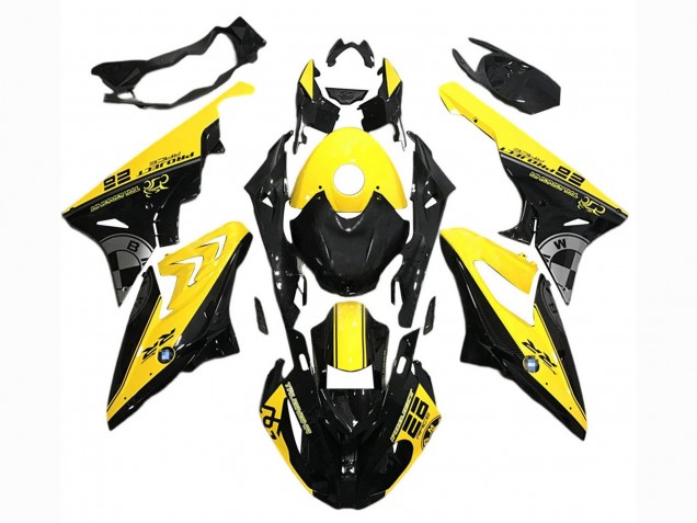 Carenados Moto BMW S1000RR 2015-2016 - Amarillo Negro Asequibles