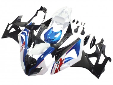 Carenados Moto BMW S1000RR 2009-2014 - Blanco Azul Negro Mate Asequibles