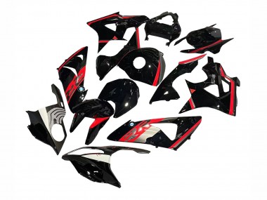 Carenado Moto BMW S1000RR 2009-2014 - Rojo Negro Brillante Asequibles