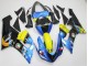 Carenados Moto Kawasaki ZX6R 2005-2006 - Azul Amarillo Negro Tiburón Asequibles