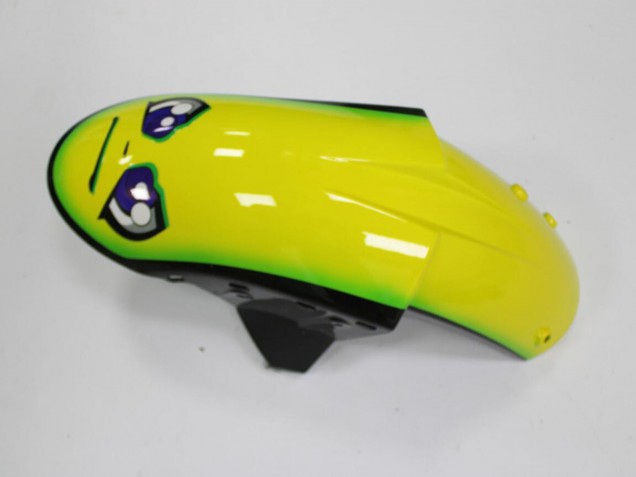 Carenados Moto Kawasaki ZX6R 2005-2006 - Azul Amarillo Negro Tiburón Asequibles