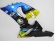 Carenados Moto Kawasaki ZX6R 2005-2006 - Azul Amarillo Negro Tiburón Asequibles