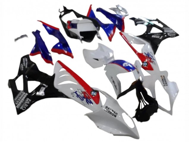 Carenados ABS BMW S1000RR 2009-2014 - Blanco Rojo Azul Negro Brillante Asequibles
