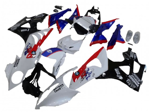 Carenados ABS BMW S1000RR 2009-2014 - Blanco Rojo Azul Negro Brillante Asequibles