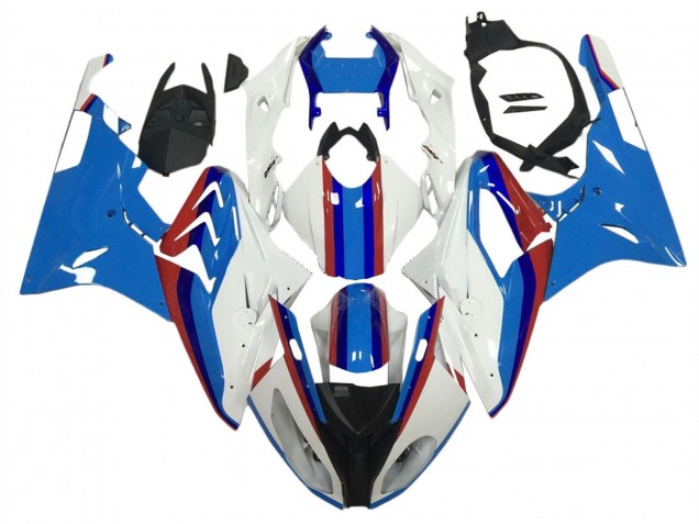 Carenados Moto BMW S1000RR 2009-2014 - Blanco Rojo Azul Asequibles