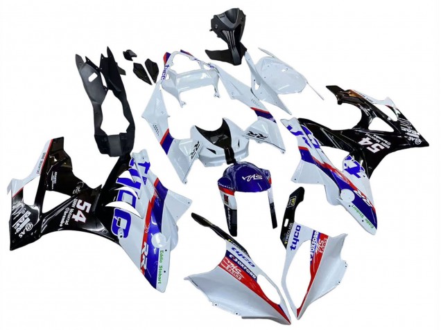 Carenados Moto BMW S1000RR 2009-2014 - Blanco Rojo Azul Negro Tyco Asequibles