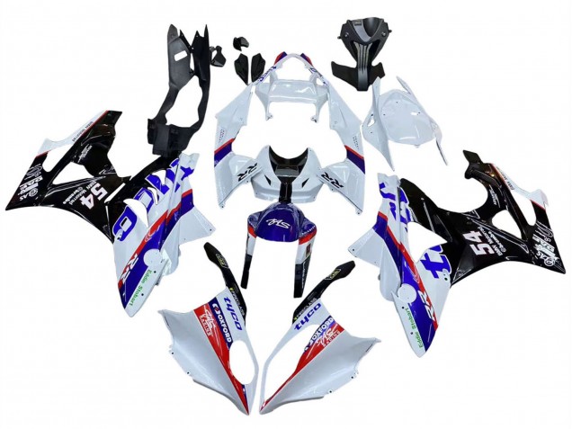 Carenados Moto BMW S1000RR 2009-2014 - Blanco Rojo Azul Negro Tyco Asequibles