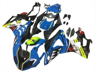 Carenados Moto BMW S1000RR 2009-2014 - Azul Amarillo Rojo Negro Tiburón VR 46 Asequibles