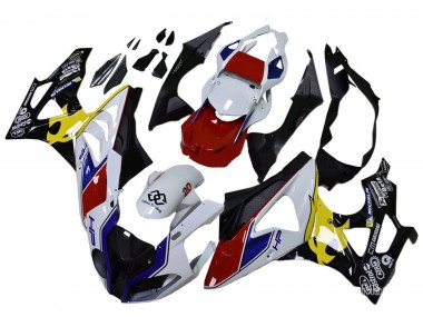 Carenados Moto BMW S1000RR 2009-2014 - Blanco Rojo Amarillo Negro Castrol Asequibles