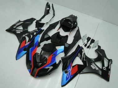 Carenados Moto BMW S1000RR 2009-2014 - Azul Rojo Negro Mate Castrol Asequibles