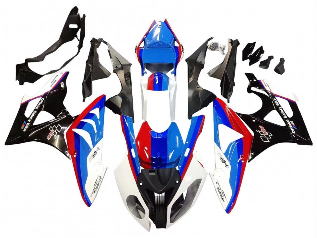 Completo Carenados Moto BMW S1000RR 2009-2014 - Blanco Rojo Azul Negro Brillante Asequibles