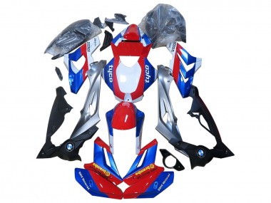 Carenados Moto BMW S1000R 2014-2016 - Rojo Azul Asequibles