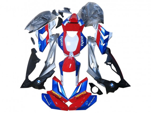 Carenados Moto BMW S1000R 2014-2016 - Rojo Azul Asequibles