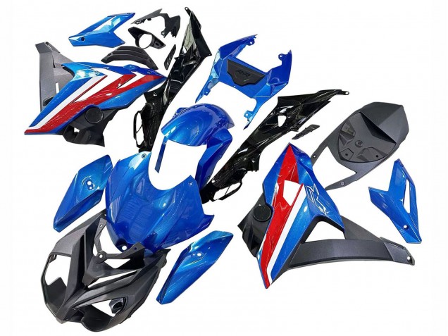 Carenados Moto BMW S1000R 2014-2016 - Azul Rojo Asequibles