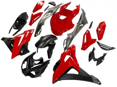 Carenados Moto BMW S1000R 2014-2016 - Negro Rojo Asequibles