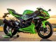 Carenados Moto Kawasaki ZX6R 2023-2025 - Verde Negro Asequibles