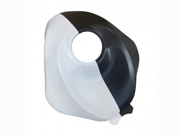 Carenados Moto Kawasaki ZX6R 2023-2025 - Negro Blanco Flower Asequibles