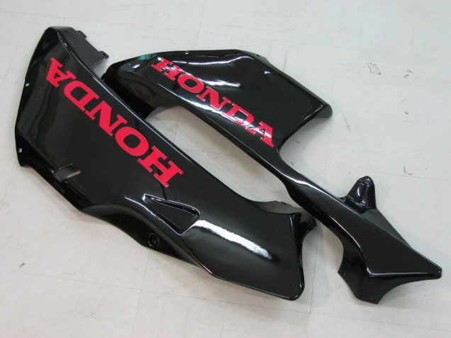 Carenados Moto Honda CBR600RR 2003-2004 - Negro Brillante Rojo Calcomanías Asequibles