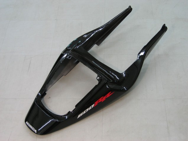 Carenados Moto Honda CBR600RR 2003-2004 - Negro Brillante Rojo Calcomanías Asequibles