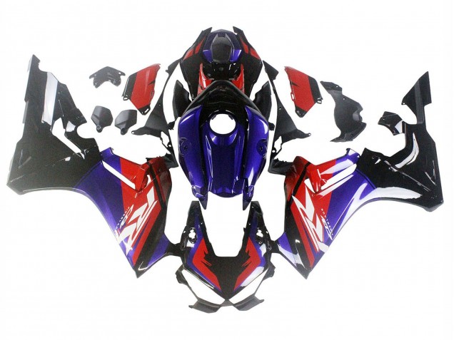 Carenados Moto Honda CBR1000RR 2017-2023 - Rojo Azul Negro Brillante Asequibles