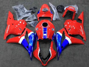 Carenados Moto Honda CBR600RR 2009-2012 - Blanco Rojo Azul HRC Asequibles